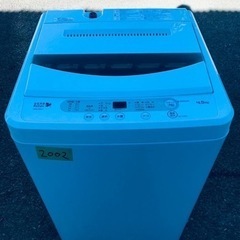 ②✨2019年製✨2002番 ヤマダ電機✨全自動電気洗濯機✨YWM-T45A1‼️