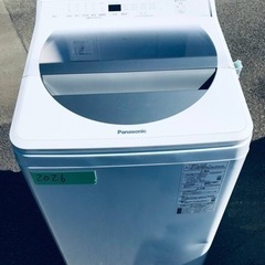 ⑤✨2019年製✨2026番 Panasonic✨全自動電気洗濯機✨NA-FA80H7‼️