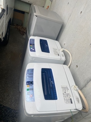 【商談中】洗濯機2台とノンフロン冷蔵庫1台