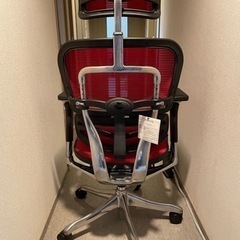 値下げ！【保証付】エルゴヒューマン プロ オットマン ファブリック