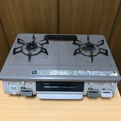 【値下げ】キッチン・調理器具 2口ガスコンロ/Rinnai