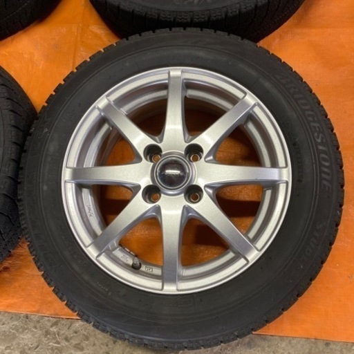 ?165/65R14 4~6分山スタッドレス、アルミセット