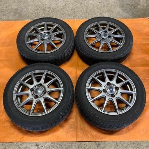 ?155/65R14 軽自動車用アルミ4本（タイヤ溝無し）