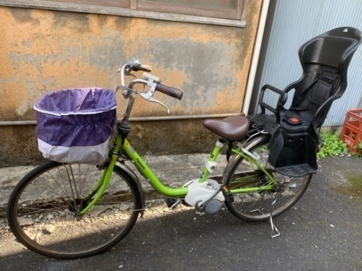 26インチ電動自転車 バッテリー2つ