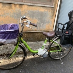 26インチ電動自転車 バッテリー2つ