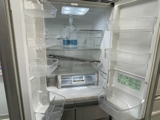 冷蔵庫　日立　441L 2013年製 中古近郊自社便可 日立 441L 6ドア冷蔵庫 R-SF440CM-T 2013年製 真空