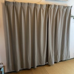 【お譲り先決定】無印良品遮光カーテン美品