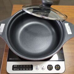 アイリスオーヤマ★HI卓上クッキングヒータ1000W＆鍋セットの画像