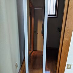 全身鏡　１６０cm白　スタンドミラー