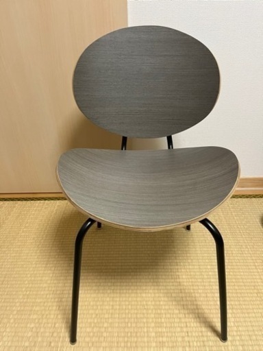 かなでもの　kanademono Wooden Curve ラウンド　ダイニングチェア　椅子