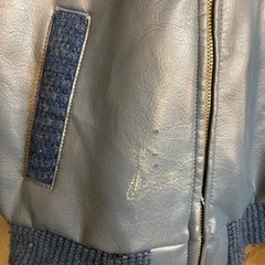 レザージャケット／革ジャン・ペニーズ・古着・レディースＳぐらい[引き取り限定]の画像