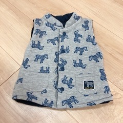 ベビー　キッズ　ベスト　リバーシブルの画像