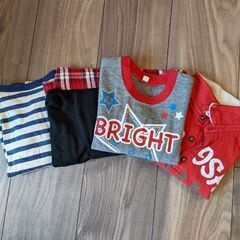 商談中【¥300】春服90cmロンT☆4点セットの画像