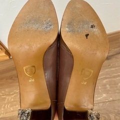 パンプス ハイヒール レザー 牛革 日本製の画像