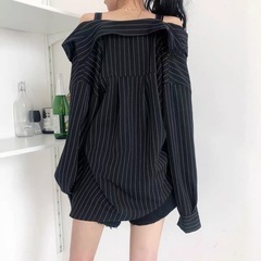 新品　夏 秋 春 ワンシャツ シャツ 可愛い カジュアル ファッション シャツの画像