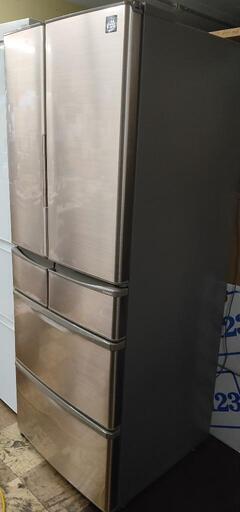 ■中古品 SHARP シャープ 440L冷蔵庫 観音開き SJ-XF44A-T 2014年製造 プラズマクラスター  自動製氷◎