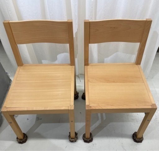 GM112【近隣配達可能】2人用　ダイニングセット　テーブル　イス2　ナチュラルカラー　リサイクルショップ　ケイラック朝霞田島店　ケイ