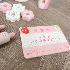 マザーガーデン 病院 クリニック お医者さんごっこ 木製おもちゃの画像