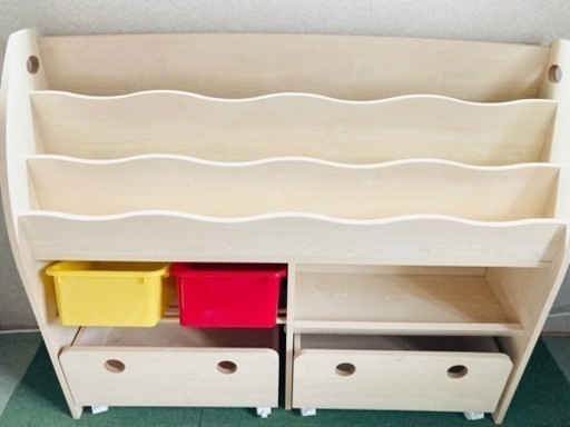 【子供収納】絵本ラック 棚