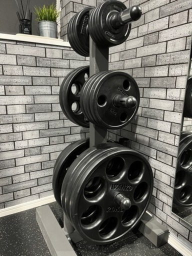 IVANKO イヴァンコ オリンピックラバー プレート 10㎏×2 IVANKO