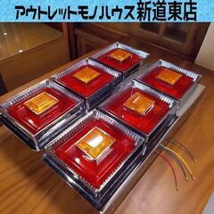 トラック用テールランプ 3連 幅60cm ハロゲン 左右セット ...