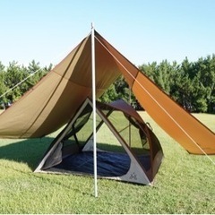 KZM トリオン テント 1〜3人用 ワンタッチテント 簡単 初心者 キャンプの画像