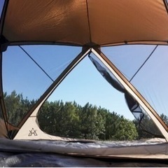 KZM トリオン テント 1〜3人用 ワンタッチテント 簡単 初心者 キャンプの画像