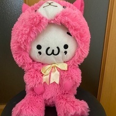 顔文字のぬいぐるみぴんくさん