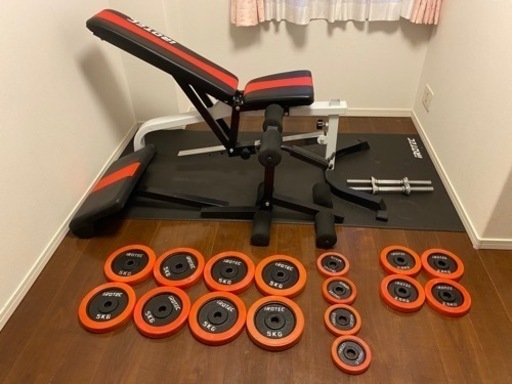 【大幅値下】筋トレ器具　IROTECセット