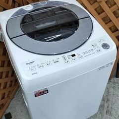 【愛品館江戸川店】シャープ 8kg 全自動洗濯機 2021年製 ID：142-029826-007 の画像