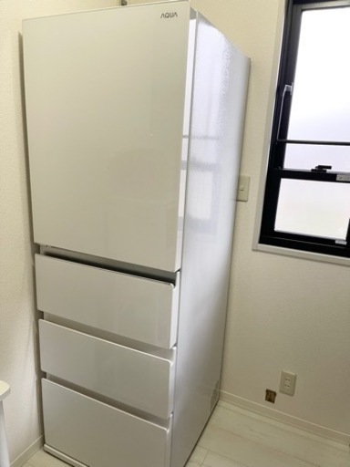 早めに処分したいので、お値下げ可能です。AQUA 冷蔵庫　430L  5ヶ月間のみ使用してます。10年保証付き