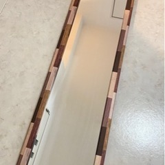 木目調全身鏡 ミラー