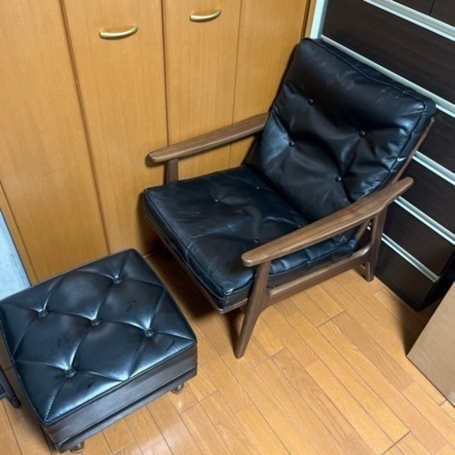 マルニ木工 ハイバックシーターとフットレスト