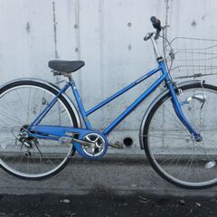 6段変速&オートライト付 シティサイクル　ママチャリ 中古自転車　397