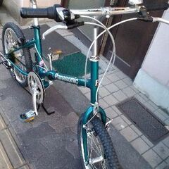 (希少品)Panasonic SPRING BOK RV[スプリングボック]20吋折り畳み自転車 7speed/メタリックグリーンの画像