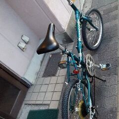(希少品)Panasonic SPRING BOK RV[スプリングボック]20吋折り畳み自転車 7speed/メタリックグリーンの画像