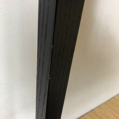 ✨🔔送料無料・設置無料🔔✨time＆style／タイムアンドスタイル 天板ガラスサイドテーブル ブラック コンソールデスク モダンインテリア 中古家具の画像
