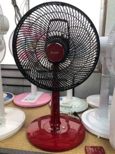 【リサイクルサービス八光　田上店】三菱電機 MITSUBISHI ELECTRIC R30J-RT-R [リビング扇風機 リモコン付タイプ スパイシーレッド]
