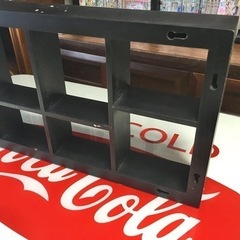 アメリカ雑貨　木製の壁掛け棚　収納グッズ　オープンラック　インテリアラック　の画像