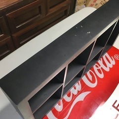 アメリカ雑貨　木製の壁掛け棚　収納グッズ　オープンラック　インテリアラック　の画像