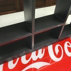 アメリカ雑貨　木製の壁掛け棚　収納グッズ　オープンラック　インテリアラック　の画像