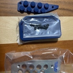 新品未使用(スズキ)エブリイワゴン アルミペダルカバーセット 