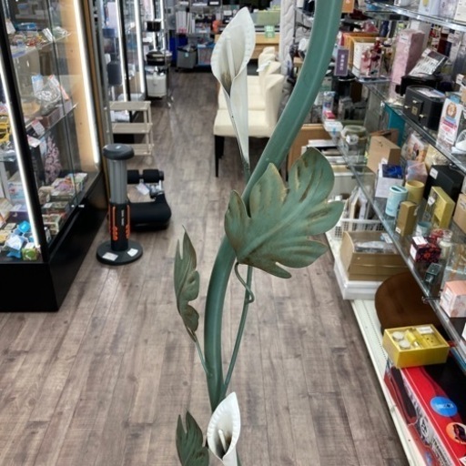 イタリア製 フロアスタンドライト スカボガラス 型番:OT022083 フット