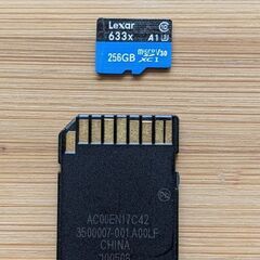【格安マイクロSDカード】大容量256GB microSDXC【2022年2月購入★ほぼ未使用★Class10/ 256GB】の画像