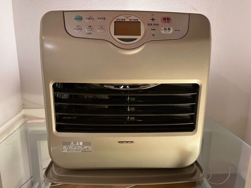[動作確認済] [美品]　石油ファンヒーター（コロナ）　秒速点火＆チャイルドロック機能＆タイマー＆エコモード＆脱臭機能付き