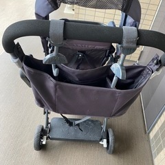 【取引中】KATOJI 2人乗りベビーカー 二人でゴー（専用レインカバー付き）の画像