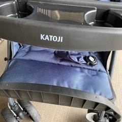【取引中】KATOJI 2人乗りベビーカー 二人でゴー（専用レインカバー付き）の画像