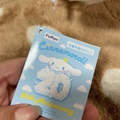 シナモロール 20周年 幼稚園児 BIGぬいぐるみ たぐつきの画像