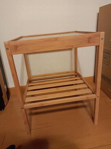 イケアIKEA　ベットサイドテーブル