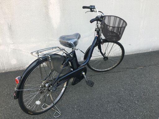 地域限定送料無料 ヤマハ パス ナチュラ 新基準 子供乗せ 8,7AH 紺